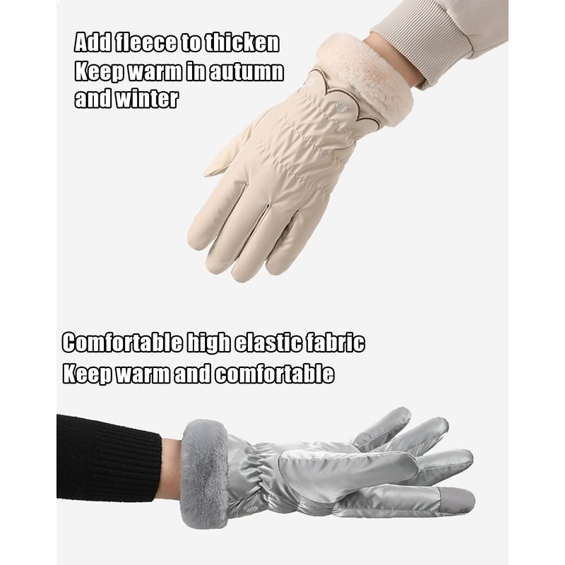 RIGWARL Lightweight Waterproof Ski Gloves with Touchscreen Technology - Unisex…