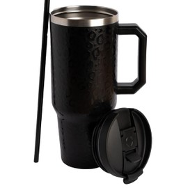 NORDAY | Tumbler with Lid and Straw - 40 oz Tumbler with Handle | Stainless Steel Insulated Water Bottle | Travel Thermos