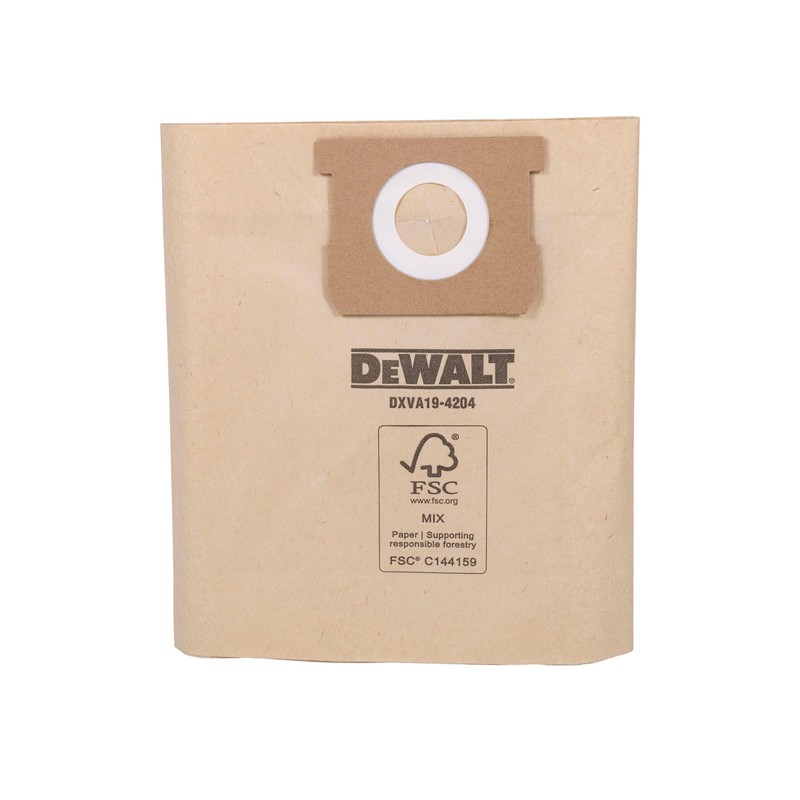 DEWALT DXVA19-4204 Dust Bags with Easy to Attach for Minimal