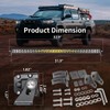 LASFIT 32 inch LED Light Bar, Single Row, Spot Flood