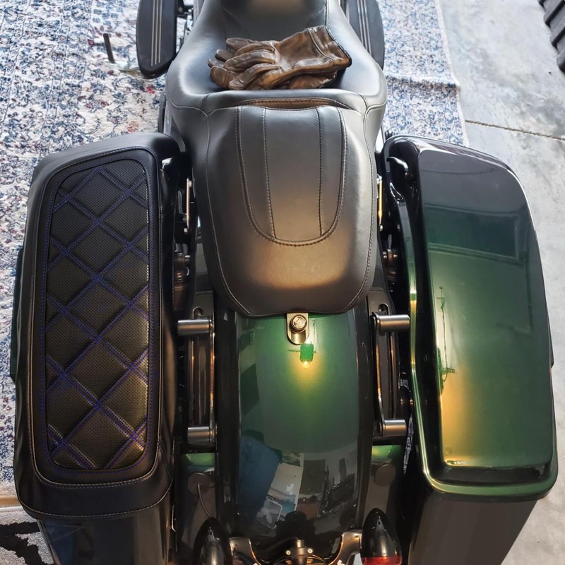 Saddlebag Lid Covers for Harley, Protective Saddle Bag Lid Bra