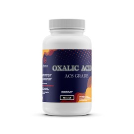 Premium Oxalic Acid, ACS Certified - Ideal for Scientific Research and Precision Cleaning - 2 LB Container