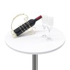 Nacuci Small Round Fitted Table Cover Cocktail Table Topper Cap