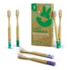 Kit 6 Cepillos Dentales De Bambú Suaves Para Niños. B
