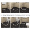 Duzzy 98 Inch Collapsible Shower Threshold Water Dam, Ideal for