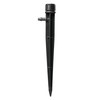 Orbit 67105 1/4" Barb Multi-Stream Drip Emitter on 6" Stake,
