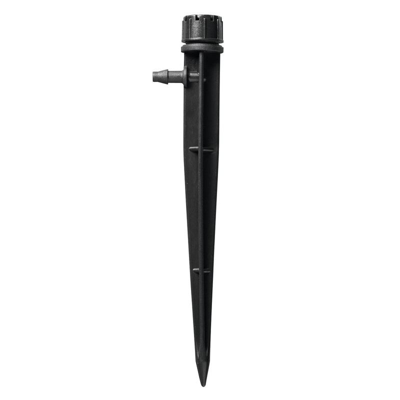 Orbit 67105 1/4" Barb Multi-Stream Drip Emitter on 6" Stake,