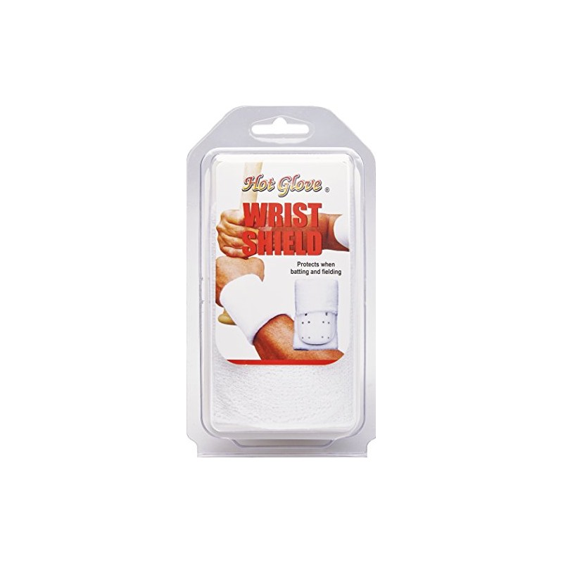 Unique Sports Hot Glove Baseball Wrist Shield, White