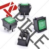 APIELE 3 pieces toggle switch, 3 position on/off with LED
