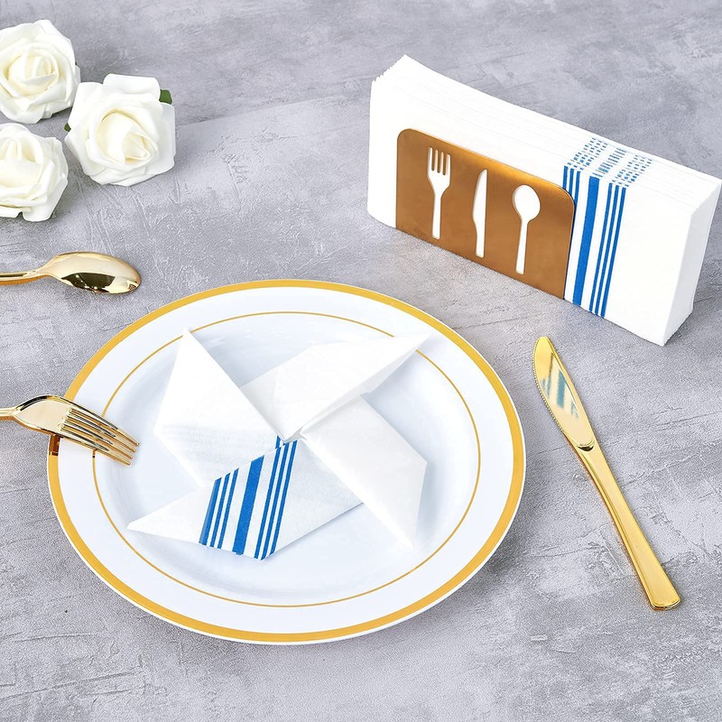 Vplus 150 PACK Guest Towels Disposable Bathroom, Decorative Bathroom Napkins,