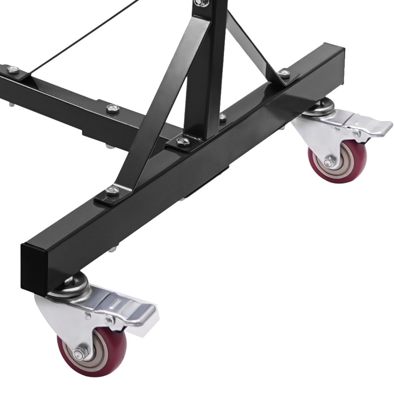 Pinelicorn Automotive Painting Rack Adjustable Height 5ft-7ft, Adjustable Length 4.99-5.9ft,