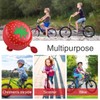 AIMALL Kids' Mountain Bike Bell with Cute Strawberry Cartoon Design,
