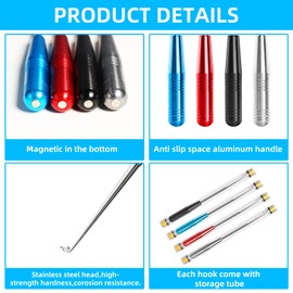 Lianup Fish Hook Remover Tool,Fishing Hook Quick Removal Device,Fishing Gear Security Extractor Equipment Kits for Adult,Hook Extractor Accessories Tools with Storage Tube,4Pcs Multi