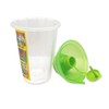 Compac Home Clear Salad Blaster Cup, 26oz, Reusable Salad Container,