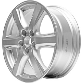 Factory Wheel Replacement New 17x7"" 17 Inch 6 Spoke Aluminum Alloy Wheel Rim for Toyota Camry 2007 2008 2009 2010 | ALY69497U20N | Direct Fit - OE Stock Specs, Silver