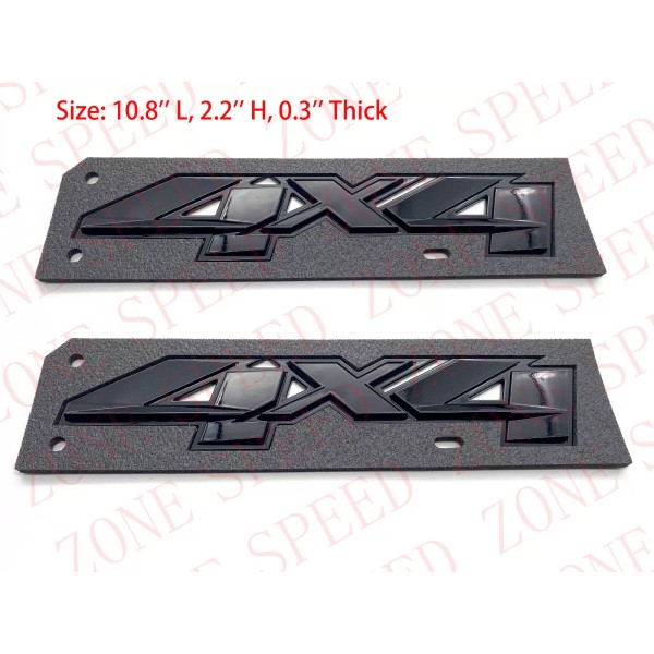 Unbranded Set of 2 4x4 Decals 3D Emblem Fit Chevy