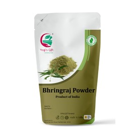 100% Pure Bhringraj Powder | 8 Oz (227 grams) | Eclipta Alba | Karisalankanni Powder | False Daisy Powder | By Yogi's gift®
