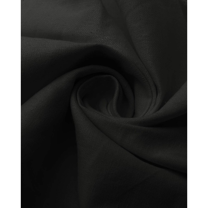 Jacansi Women Casual Party Oversize Cotton Linen Asymmetric Hem Swing