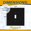 (2 Pack) Jumbo 2-Gang Toggle Switch Plate Cover – Oversized