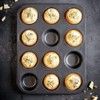 Eidoct 12 Hole Muffin Tray with PFOA Non Stick, Robust