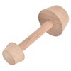 DEWin Egg Tart Mold, Wooden Egg Tart Tamper, Double Sides