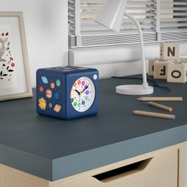 Cander Berlin MNU 1210 G Children's Alarm Clock Silent Light Space Snooze Lighting without Ticking Boys Girls Children's Room