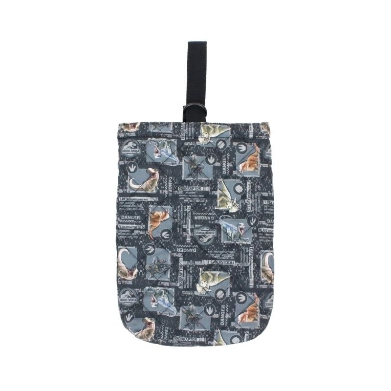 Takanami Create Quilted Shoe Case, Jurassic World, Black [130560] Kindergarten