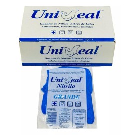 UNISEAL ESTÉRIL Guante Nitrilo Estéril Uniseal Grande Lila Caja/100 Piezas