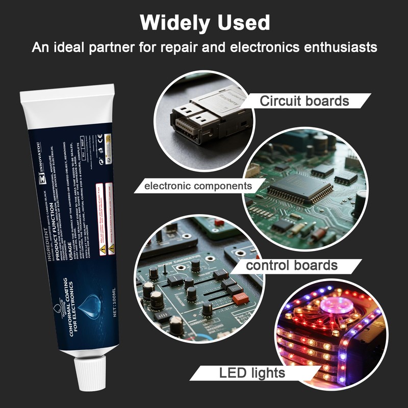 1DFAUL 100ml Conformal Coating for Electronics, Silicone Conformal Coating Insulating