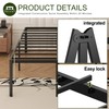 Yicensen 24 Inch High Twin XL Bed Frames with Rounded