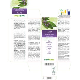 Sage (Salvia officinalis) Leaves Alcohol-Free Original Tincture Natural Alma Liquid Extract Drops 200 ml Dietary Supplement Vegan