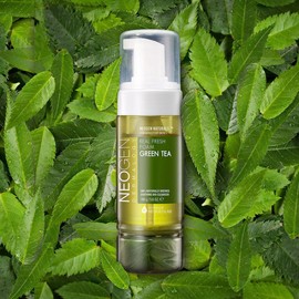 Neogen 네오젠 리얼 프레쉬 폼 그린티 160g (리얼녹차/버블폼) Neogen Real Fresh Foam Green Tea 160g (Real Green Tea/Bubble Foam)