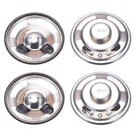 sourcing map 4pcs 3W 4 Ohm DIY Magnetic Speaker 50mm Round Shape Replacement Speaker