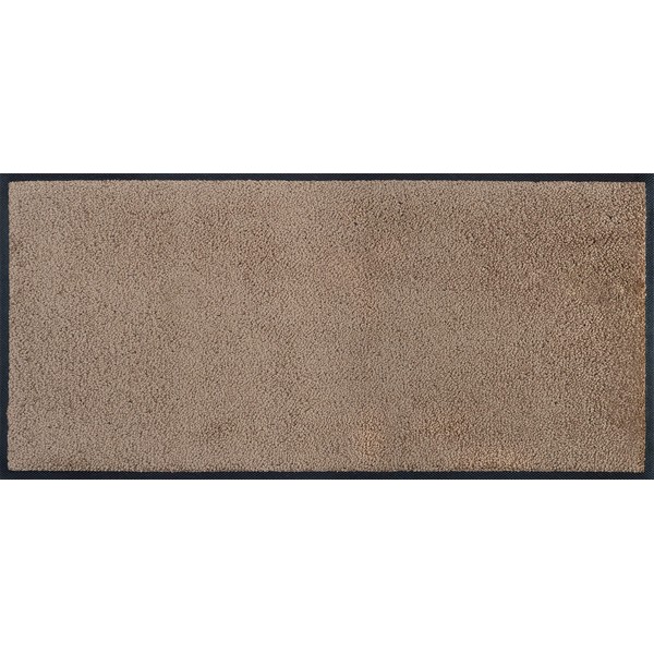 Wash + Dry Doormat, 100% Polyamide Taupe, 35 x 75 cm