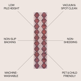 JONATHAN Y WSH123A-28 Timantii Modern Trellis Kilim Indoor Area -Rug, Farmhouse Bohemian Scandinavian Easy -Cleaning,Bedroom,Kitchen,Living Room,Non Shedding, Brown/Ivory, 2 X 8