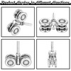 Yexiya 4 Pcs Wheel Trolley Assembly Barn Door Rollers for