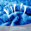 Exclusivo Mezcla Large Flannel Fleece Throw Blanket, 127x178 CM Sofa