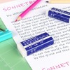 3 Pcs Soft Plastic Erasers White Pencil Eraser for School
