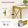 Tajsoon 28.3" Entryway Table, 2-Tier Small Consle Table for Entryway,