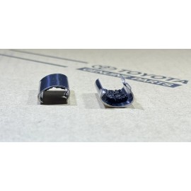 Toyota 88 - 90 TOYOTA LAND CRUISER FJ62 ROOF LEFT RIGHT CHROME JOINT COVER TRIM OEM NEW