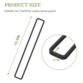 CMENINCY Replacement Foam Gaskets for FoodSaver - Fits FM2000, FM2010, FM2100, GM2050, GM2150 Series Vacuum Sealers Replaces FoodSaver Item 176870-000-000(4 Foam Gaskets)
