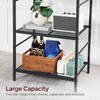 MAHANCRIS Bakers Rack with Power Outlet, Kitchen Storage Shelf with