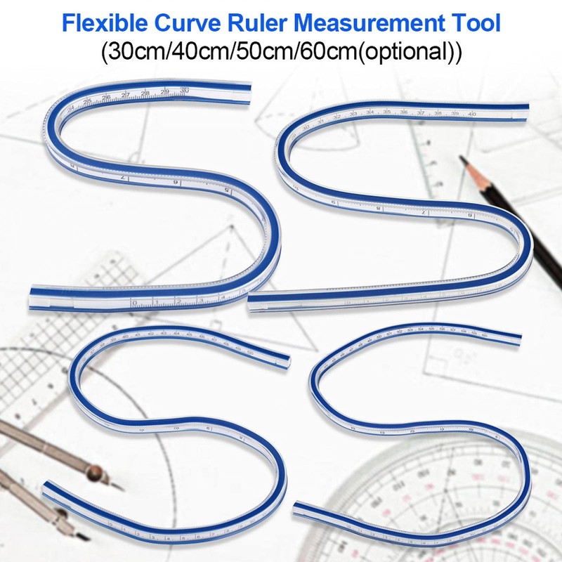 Curve Runner Ruler Flexible Curve Ruler Curved Ruler Measurement Tool