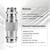 10PCS SDI Connector 75 Ohm BNC Female to BNC Female