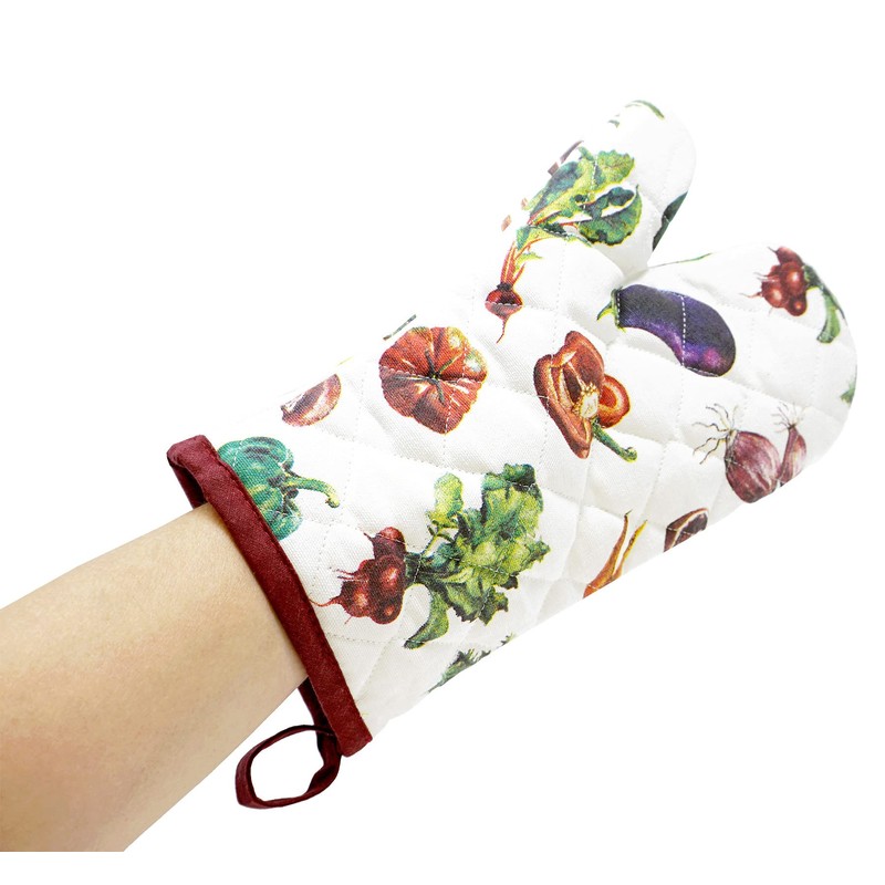 Lashuma Set of 2 Kitchen Gloves, Oven Gloves, 30 x