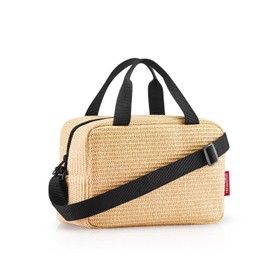 reisenthel coolerbag-to-go - Small Lunch Cooler Bag for Hanging - Ideal for Picnics, the Office and on the Go, Raffia Black, coolerbag to go