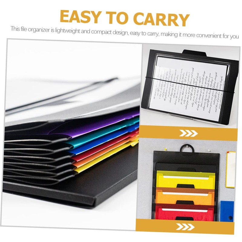 Operitacx Sheet Folder Organizer Reinforced Handles Wall Hanging File Organizer