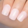 Sheer Nude Ligth Pink Glitter Gel Nail Polish，15ml Jelly Soft
