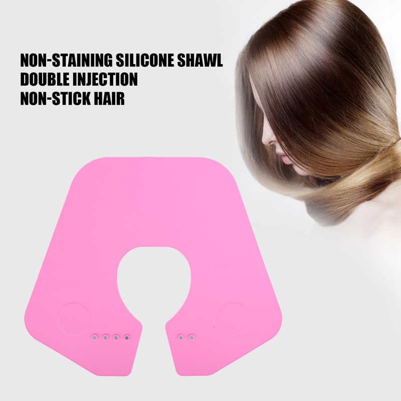 Hair Cutting Collar Silicone Salon Barber Hair Cutting Cape Neck