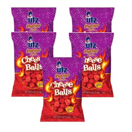 Utz Red Hot Cheese Balls | 2.5 oz | Pack of 5